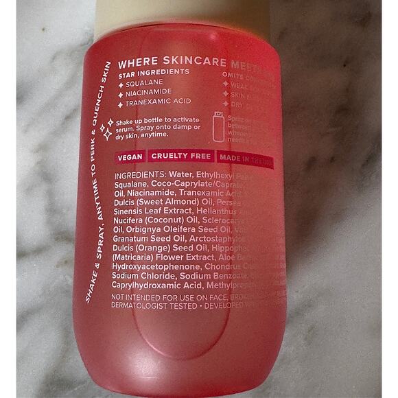 Mini Brightening Dual Phase Body Serum Mist with Niacinamide + Squalane 100 ml - Picture 4 of 4